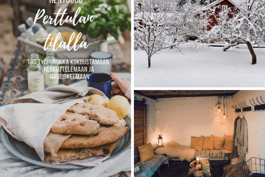 Tuo työporukka tyhy-päivään Perttulaan tilalle!